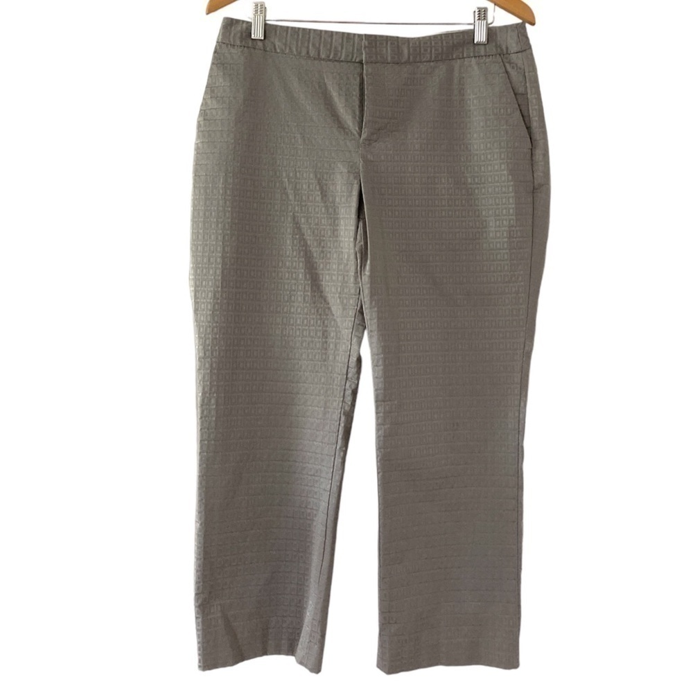 Banana Republic Factory Martin Fit 10 pants gray cropped